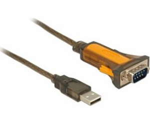 Delock USB adaptér 65840 USB - RS-232 šedý (65840)