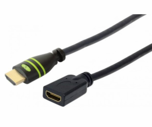 TECHLY 106824 Monitor extension cable HDMI-HDMI M/F 0.2m ...