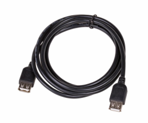 Akyga kabel USB A-A 1.8m/černá