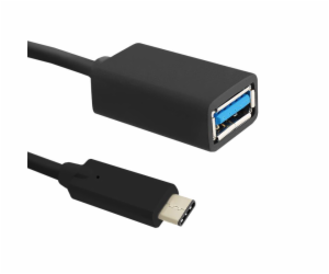 QOLTEC 50485 Qoltec Cable USB 3.1 type C male USB 3.0 A f...