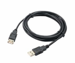 Akyga kabel USB AM-AF 3.0m /černá 