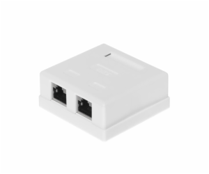 NETRACK 106-13 complete surface-mounted outlet 2 x RJ45 8...