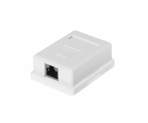 NETRACK 106-12 complete surface-mounted outlet 1 x RJ45 8...