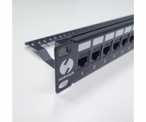 NETRACK 104-20 patch panel keystone 19 24-ports UTP with ...