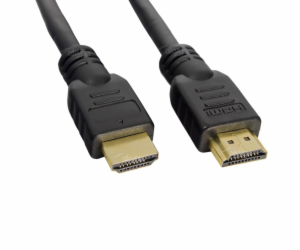 Akyga Kabel HDMI 1.4 (M), Full HD/4K 10.2Gbps, černý 50cm