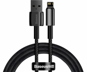 Baseus CALWJ-01 Tungsten Gold Kabel Lightning 2.4A 1m Black