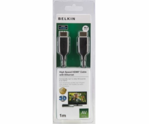 Belkin kabel HDMI HighSpeed 3D s Ethernetem,4K, zlacený - 1m