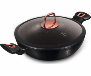 BerlingerHaus pánev WOK s poklicí 30cm BH-7112 Black Rose...