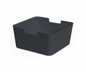 Box úložný černý bambus+přírodní vlákna 32x31x15 cm