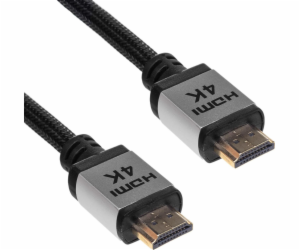 Akyga Kabel HDMI 2.0 (M), Full HD/4K 18Gbps, černý 3m