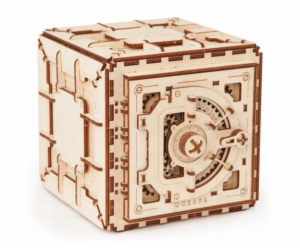 Ugears 3D dřevěné mechanické puzzle Trezor