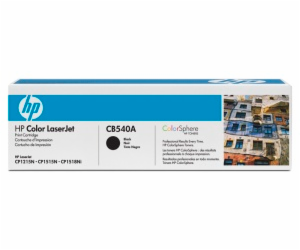 HP 125A Black LJ Toner Cart, CB540A (2,200 pages)