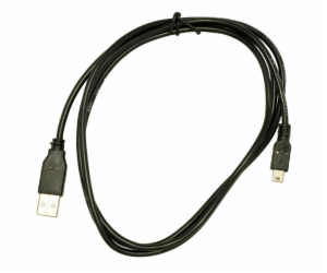 Akyga kabel USB A/Mini-B 5-pin 1.8 m/černá