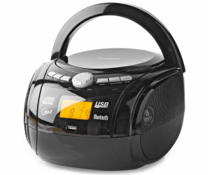 NEDIS CD přehrávač Boombox/ výkon 9 W/ napájení z baterie...