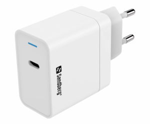 Sandberg USB-C AC Charger PD65W, EU, bílá