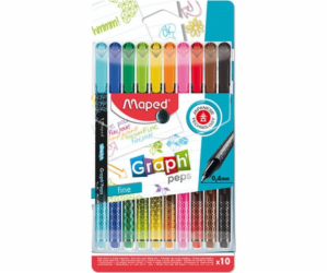 Maped Fineliner Graph Peps Deco 10 barev MAPED