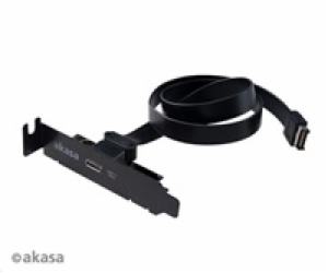 AKASA adaptér MB interní, USB 3.1, PCI závorka s Type-C k...