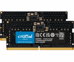 Crucial 32GB Kit DDR5-4800 (2x16GB) SODIMM CL40 (16Gbit)