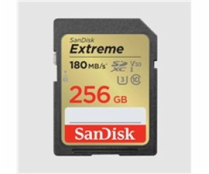 Paměťová karta Sandisk Extreme 256 GB SDXC 180 MB/s / 130...