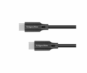 Kabel KRUGER & MATZ KM1261 Basic USB-C/USB-C 2,5m Black