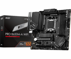 MSI MB Sc AM5 PRO B650M-A WIFI, AMD B650, 4xDDR5, 1xDP, 1...