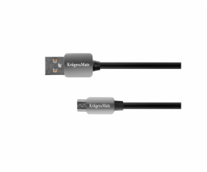 Kabel KRUGER & MATZ KM0331 USB/micro USB 1,8m Black