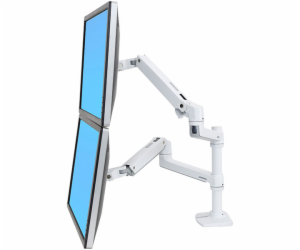 Ergotron LX Dual Stacking Arm, stolní ramena pro 2 lcd, f...