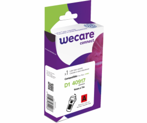 WECARE ARMOR páska kompatibilní s DYMO S0720720,Black/Red...