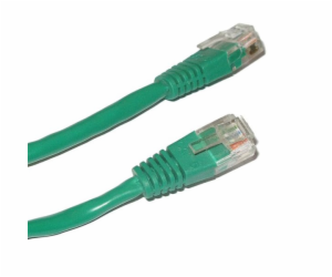 XtendLan patch kabel Cat6, UTP - 1m, zelený (prodej po 10...