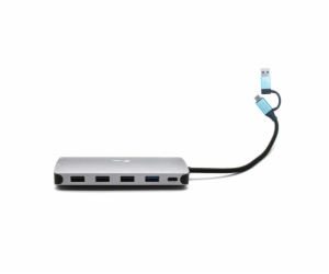 i-tec USB 3.0 USB-C/Thunderbolt 3x Display Metal Nano Doc...