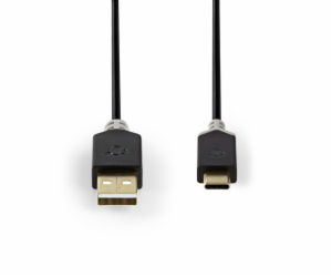 Nedis CCBW60600AT10 - USB 2.0 kabel | Typ-C Zástrčka - A ...