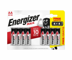 Energizer MAX - Tužka AA/4+4 zdarma