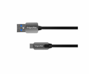 Kabel KRUGER & MATZ KM0347 USB/USB-C 0,5m Black