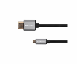 Kabel KRUGER & MATZ KM1238 Basic HDMI / micro HDMI 1,8m