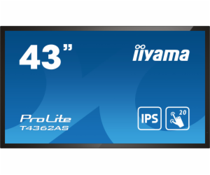 43" iiyama T4362AS-B1:IPS,4K UHD,Android,24/7