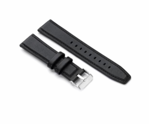 Řemínek Niceboy WATCH Band 22mm leather black