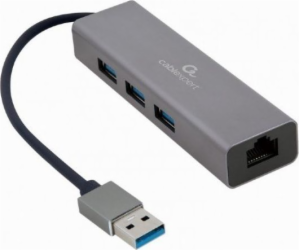 Gembird USB-A/LAN, 3x USB 3.0 A-AMU3-LAN-01