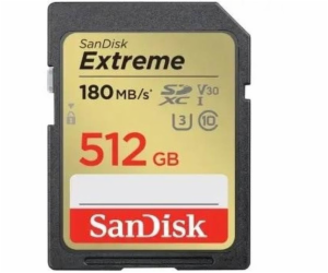 SanDisk SDXC karta 512GB Extreme (190 MB/s Class 10, UHS-...