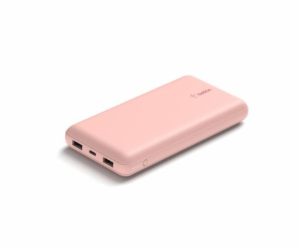 Belkin BOOST CHARGE™ USB-C PowerBanka, 20000mAh, 15W, růžová