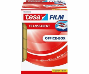 tesafilm transparent, 6 Rollen, 25mm, Office Box, Klebeband