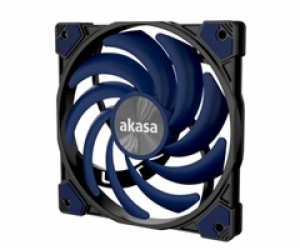 AKASA ventilátor ALUCIA XS12 (Photic Blue Edition), 12cm fan