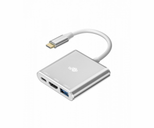 TB adapter USB-C 3v1 - HDMI, USB, PD