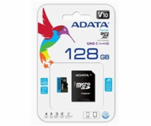 ADATA MicroSDXC karta 128GB Premier UHS-I Class 10 + adaptér