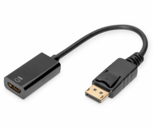 DIGITUS Active DisplayPort on HDMI Converter 20cm gold black