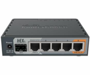 RouterBoard Mikrotik hEX S 5x GLAN, 1x SFP, USB, L4, PSU