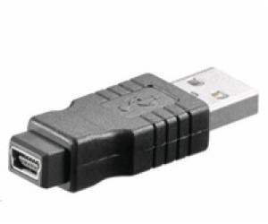 PREMIUMCORD Redukce USB 2.0 A - MINI-B 5 PIN (M/F)