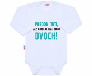 Body s potiskem New Baby Pardon tati,... máš šéfov dvoch!