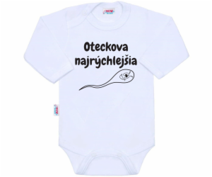 Body s potiskem New Baby Oteckova najrýchlejšia