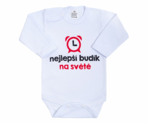 Body s potiskem New Baby nejlepší budík na světě