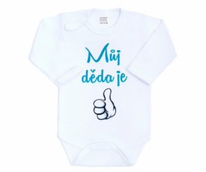 Body s potiskem New Baby Můj děda je jednička